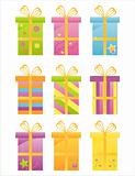 colorful gifts icons