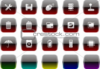 Computer and Data icons