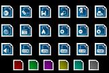 Document and File formats icons