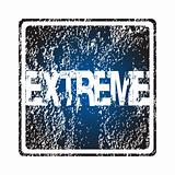 Rubber stamp with extreme