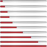 Set of red status bars