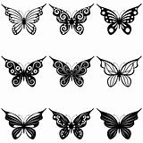 A set of butterflies