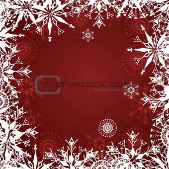 Background with frosty patterns