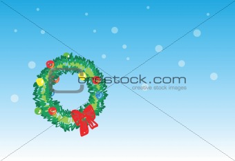 christmas wreath - 5 of 6 christmas cards