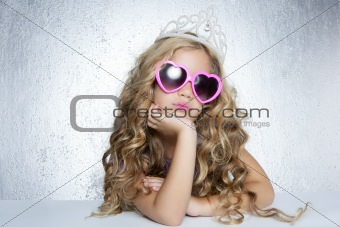fashion victim little princess girl portrait