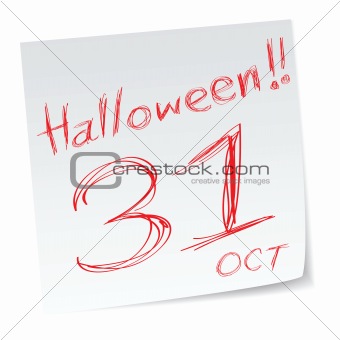 halloween calendar
