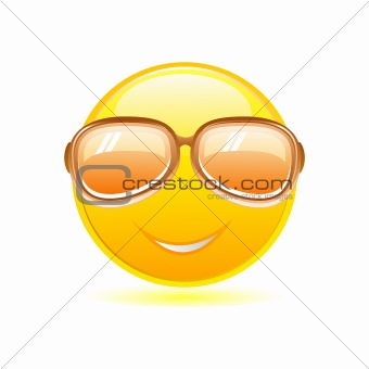 smiley with sunglasses