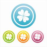 colorful clover signs