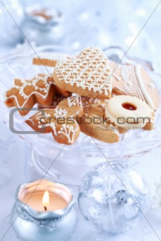 Christmas gingerbread and cookies