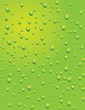 Seamless green background with water drops