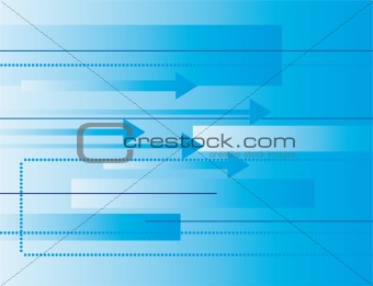 Abstract geometric background with arrows