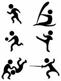vector sports symbols