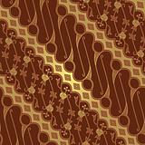Seamless Javanese Diagonal Batik Pattern