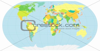 political world map