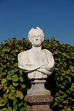 Park sculpture - the ancient Roman senator