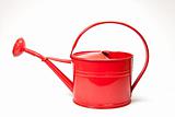 Red watering can