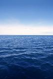 Blue simple clean seascape sea view