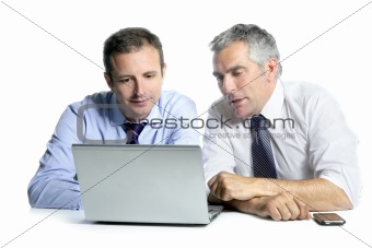 expertise businessman team working computer