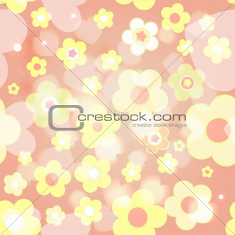 Seamless flower background