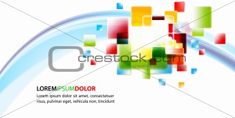 Intensive Colors | Vector Card