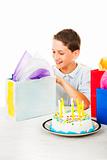 Birthday Boy Opening Presents