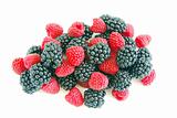 blackberry and raspberry 