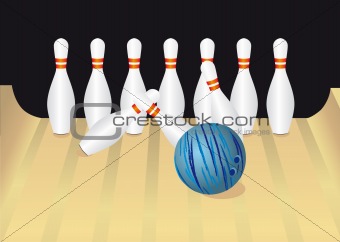 Set for bowling