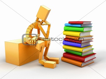 Man And books