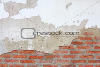 crack on brick wall