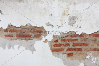 crack of brick wall
