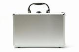 metallic briefcase