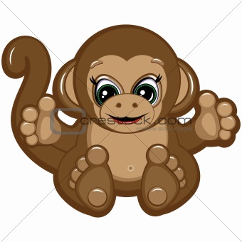 Little Monkey - one of the symbols of the Chinese horoscope