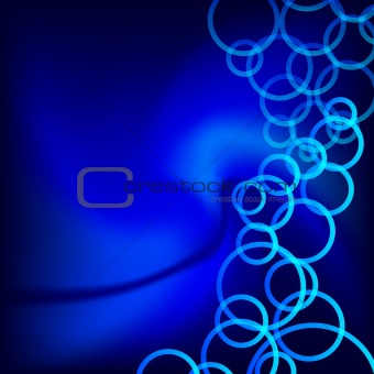 Abstract hi tech blue background 