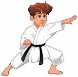 Baby Karate Player