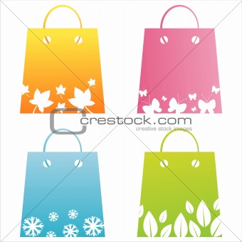 seasonal shopping bags
