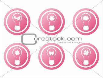 pink eco lamp signs