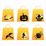 halloween shopping bags