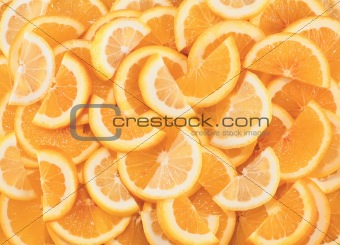 Abstract background with oranges