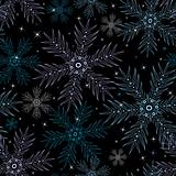 Dark christmas seamless pattern