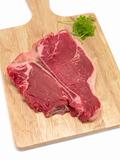 Raw T Bone Steak