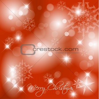Vector red Christmas background