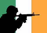 Irish soldier