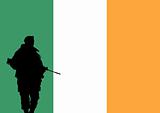 Irish soldier
