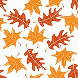 Seamless autumnal pattern