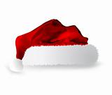 Santa Claus cap isolated over white background