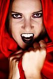 Vampire in red