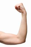 arm strength showing muscle