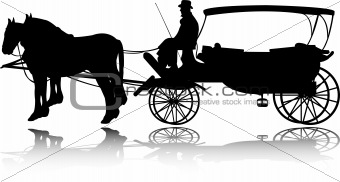 carriage silhouette