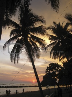 Sunset at El Salvador Beach