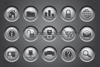 website and internet icons